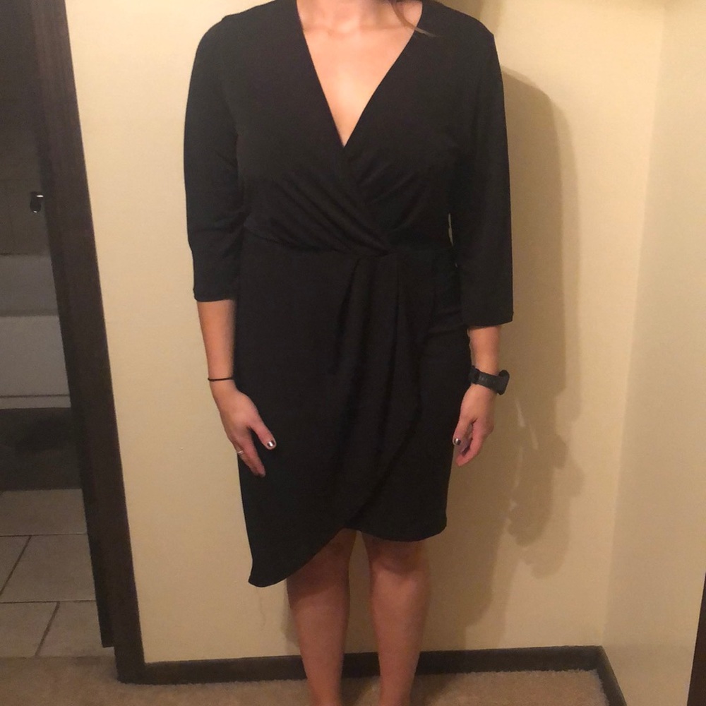 Black Asymetrical Dress